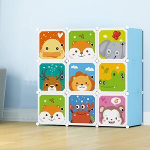 Favi Dulap modular copii, 9 compartimente, d4389, blue Ofertă