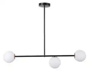 Lustră pe tijă gama 3xg9/12w/230v neagră