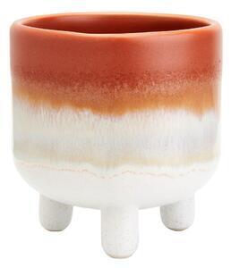 Favi Ghiveci sass & belle bohemian home mojave, ø 7,5 cm, alb - portocaliu Ofertă