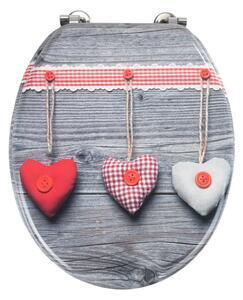 Favi Capac wc wenko bavarian hearts, 43 x 37 cm Ofertă