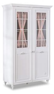 Favi Dulap cu 2 usi si geamuri, pentru camera copii, colectia romantica Ofertă