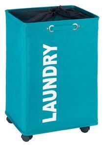 Favi Coș de rufe wenko quadro, 79,2 l, albastru petrol Ofertă