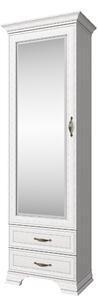 Favi Dulap cu oglinda tiffany alb, 69x39,5x212 cm Ofertă