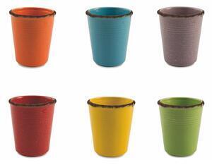 Favi Set 6 pahare din ceramică pentru apă villa d'este baita, 350 ml Ofertă