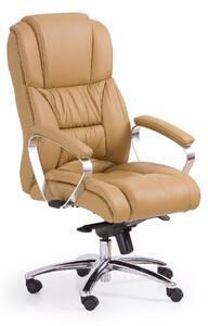 Favi Scaun directorial de lux bej foster, 68x54x118/125 cm Ofertă