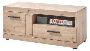 Favi Banca din pal si mdf, cu 1 sertar si 1 usa arsen stejar, l95xa38xh43 cm Ofertă