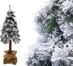 Pom de crăciun pe trunchi, molid de munte 120cm snowy
