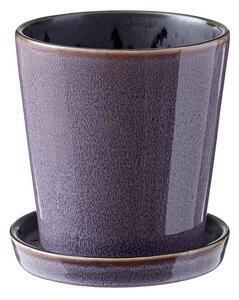 Favi Ghiveci de flori cu suport din gresie bitz jungle, ø 10 cm, violet Ofertă