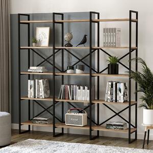 Favi Biblioteca vg6 - a, din pal melaminat, 170x30x175 cm Ofertă