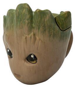 Favi Cana 3d cu capac licenta marvel - groot, capacitate 300 ml Ofertă
