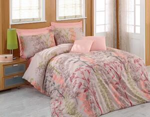 Favi Set lenjerie de pat urla, bumbac/poliester, roz pudrat, 200 x 220 cm + Ofertă