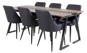 Favi Set de mese dallas 1948 75x90x200cm, stil: industrial Ofertă