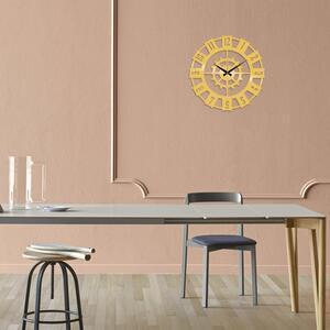 Favi Ceas de perete 11, metal, auriu, 48x48 cm Ofertă