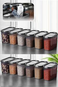 Favi Set 12 curtii de depozitare dsy14, negru, plastic 100%, 9x19x12,5 cm Ofertă