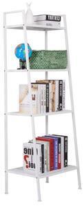 Favi Etajeră metalică cu 4 rafturi, alb, aldea Ofertă