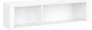 Favi Biblioteca suspendata lingo, alb, 156x32x40 cm Ofertă