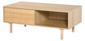 Favi Homcom masa de sufragerie pentru cafea, stil nordic, cu usa si compartiment deschis, culoare lemn, 110x50x41.5cm Ofertă