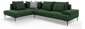 Favi Canapea extensibilă cu șezlong stânga interieurs 86 liege, verde Ofertă
