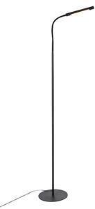 Favi Lampă de podea de design negru, cu led cu dimmer tactil - palka Ofertă