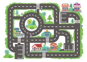 Favi Autocolant din vinilin pentru podea cameră copii ambiance travel Ofertă