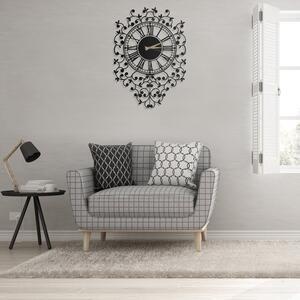 Favi Ceas de perete tissue, metalic, negru, 50x70 cm Ofertă