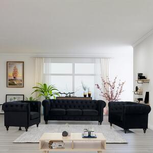 Favi Set catifea chester black eveline Ofertă