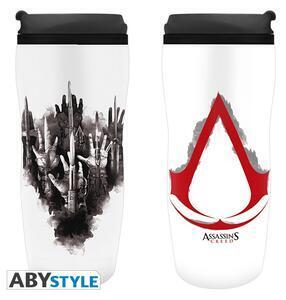 Termos cu capac pentru cafea licenta assasin's creed 18 cm, 355 ml