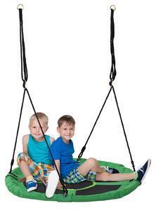 Favi Homcom leagan tip cuib, φ 100 cm, verde si negru | aosom ro Ofertă