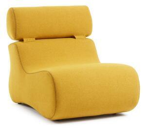 Favi Fotoliu kave home club, galben Ofertă
