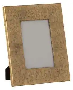 Favi Rama foto rectangle, aluminiu sticla, auriu, 13x23x30 cm Ofertă