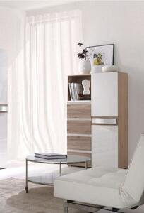 Favi Comoda sufragerie lemn cu usa si 4 sertare passionata ps8, 90x42x158 c Ofertă