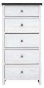 Favi Comoda lux cu 5 sertare porto, 58.5x40x116 cm Ofertă