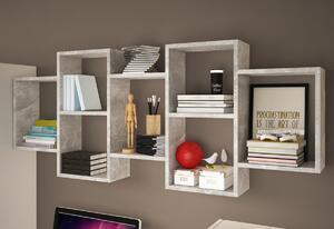 Favi Raft de perete ttokio 001, 160,5x65x18, beton smart Ofertă