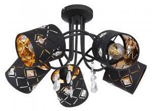 Favi Plafoniera moderna 5 becuri e14 abbey 15448-5d globo Ofertă