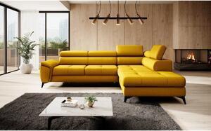 Favi Coltar mocca, personalizabil materiale gama premium, 265x222x75/95 cm Ofertă