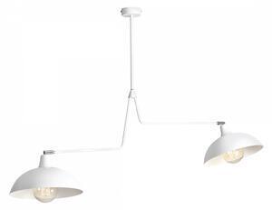 Favi Lustra din metal alb cu 2 becuri espace, 70 cm Ofertă