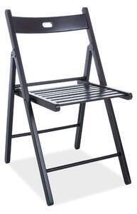 Favi Scaun pliant din lemn negru smart ll, 43x40x78 Ofertă
