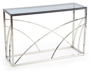 Favi Consola kn5, argintiu/fumuriu, 120x40x78 cm Ofertă