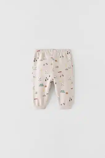 Zara Pantaloni din velur cu snoopy peanuts™ Ofertă