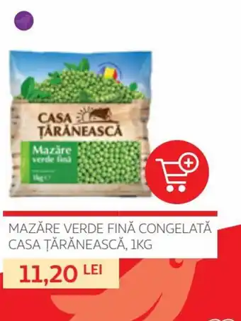 Auchan casa țărănească mazăre verde fină congelată 1kg Ofertă