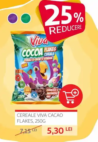 viva cereale cacao flakes 250g