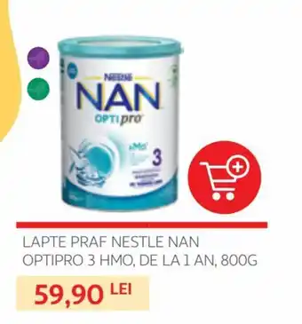 Auchan nestle nan optipro 3 hmo, de la 1 an lapte praf 800g Ofertă