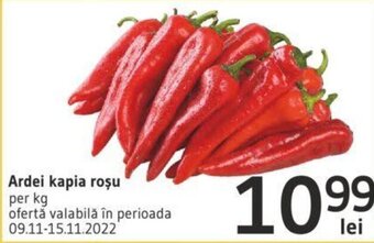 Supeco ardei kapia roșu per kg Ofertă