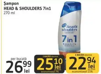 Supeco head & shoulders șampon 7in1 270ml Ofertă