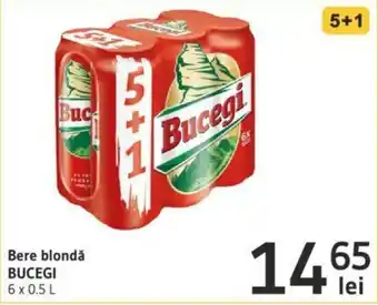 Supeco bucegi bere blondă 6x0.5l Ofertă
