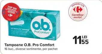 o.b. tampoane pro comfort 16buc.
