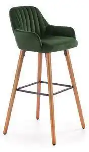 Favi Scaun verde pentru bar h93, 47x49x98 cm Ofertă