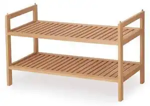 Favi Suport organizator incaltaminte st9, lemn natural, 60x26x41 cm Ofertă
