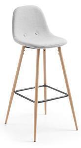 Favi Scaun de bar kave home nilson, gri deschis Ofertă