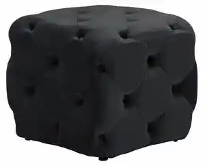 Favi Taburet catifea 51x51x46 eveline black Ofertă